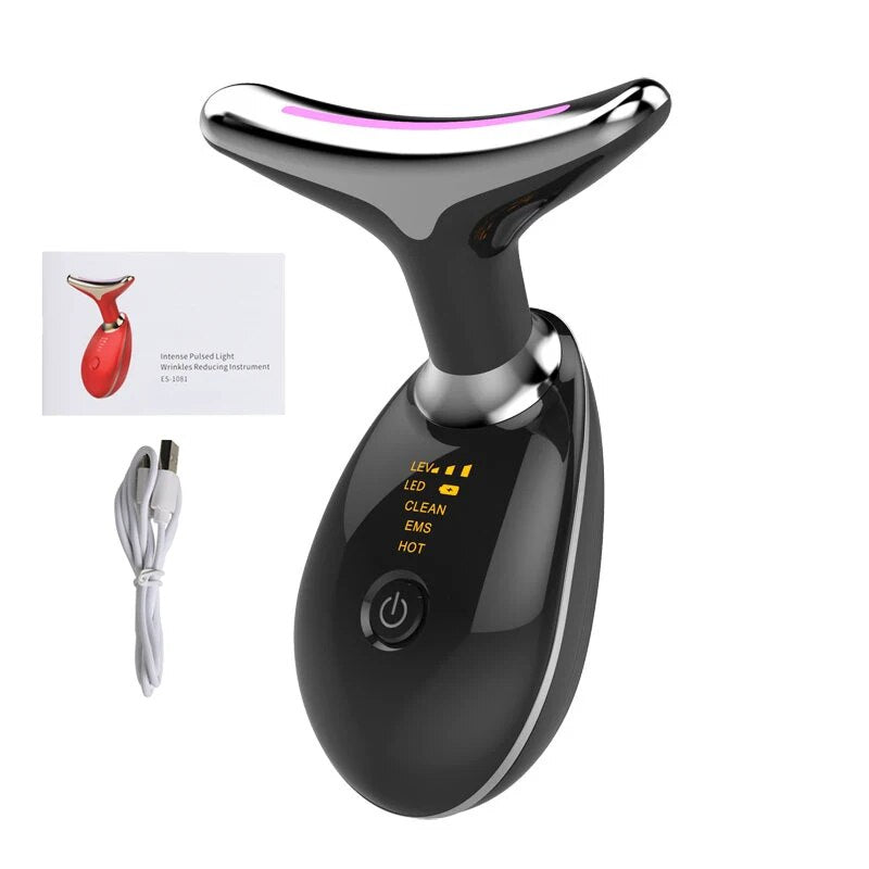 Aparelho Facial massageador Trata e Previne Rugas, Papadas.