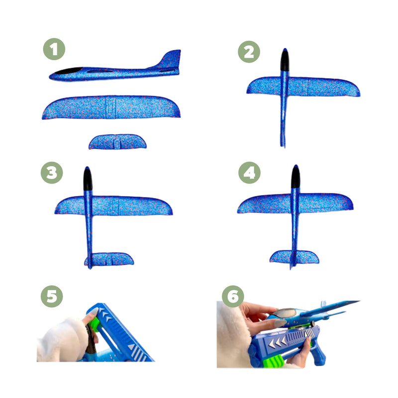 Avião planador de brinquedo