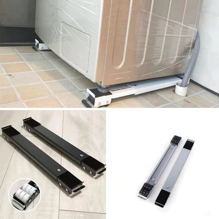 Suporte com Rodinhas Ajustável Para Móveis e Eletrodomésticos